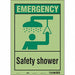 Safety Sign 14 in x 10 in Glow Vinyl