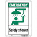 Safety Sign 10 in x 7 in Polyethylene