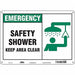 Safety Sign 10 in x 14 in Vinyl