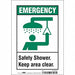 Safety Sign 10 in x 7 in Vinyl