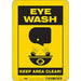Safety Sign 10 in x 7 in Polyethylene