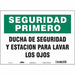Safety Sign 10 in x 14 in Vinyl