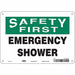 Safety Sign 7 in x 10 in Aluminum