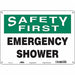 Safety Sign 10 in x 14 in Aluminum