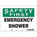 Safety Sign 7 in x 10 in Vinyl
