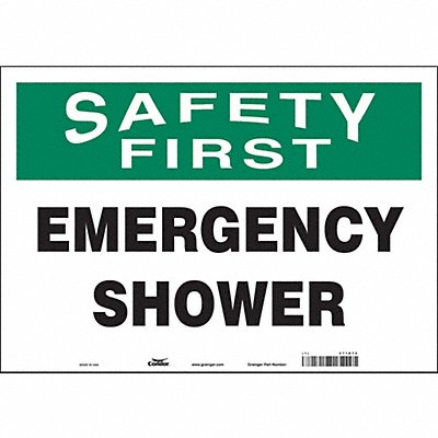 Safety Sign 14 in x 20 in Vinyl