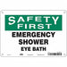 Safety Sign 7 in x 10 in Aluminum