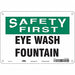 Safety Sign 7 in x 10 in Polyethylene