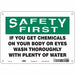 Safety Sign 7 in x 10 in Aluminum