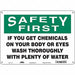 Safety Sign 10 in x 14 in Aluminum