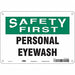 Safety Sign 7 in x 10 in Aluminum