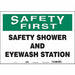 Safety Sign 14 in x 20 in Vinyl
