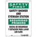 Safety Sign 10 in x 7 in Polyethylene