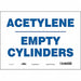 Safety Sign 10 in x 14 in Vinyl