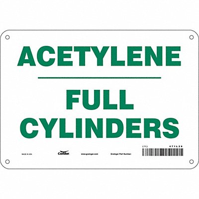 Safety Sign 7 inx10 in Polyethylene