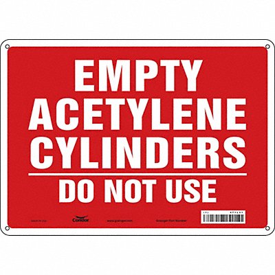 Safety Sign 10 inx14 in Aluminum