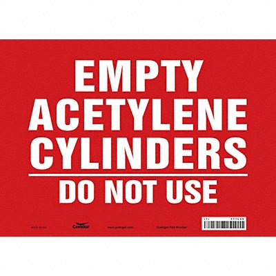 Safety Sign 10 in x 14 in Vinyl