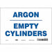 Safety Sign 7 inx10 in Vinyl