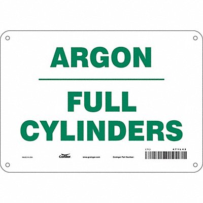 Safety Sign 7 in x 10 in Aluminum