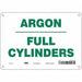 Safety Sign 7 in x 10 in Aluminum