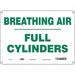 Safety Sign 10 inx14 in Aluminum
