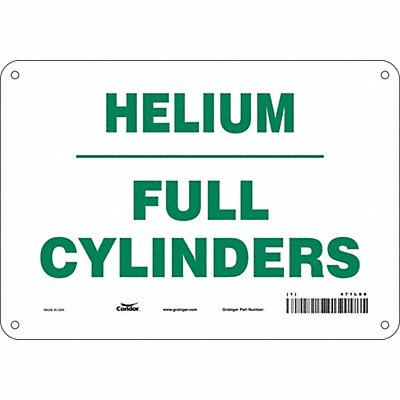 Safety Sign 7 in x 10 in Aluminum