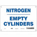 Safety Sign 7 in x 10 in Aluminum