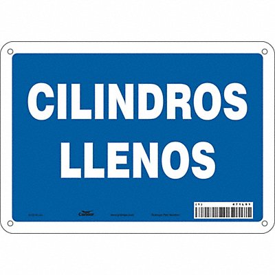 Safety Sign 7 in x 10 in Aluminum