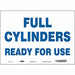 Safety Sign 10 inx14 in Vinyl