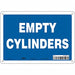 Safety Sign 7 in x 10 in Aluminum