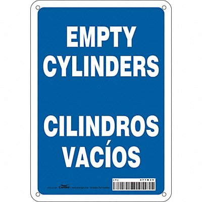 J8583 Safety Sign 10 inx7 in Polyethylene
