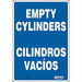 J8583 Safety Sign 20 in x 14 in Polyethylene