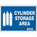 Safety Sign 10 inx14 in Polyethylene