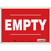 Safety Sign 10 inx14 in Polyethylene