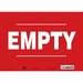 Safety Sign 10 in x 14 in Vinyl