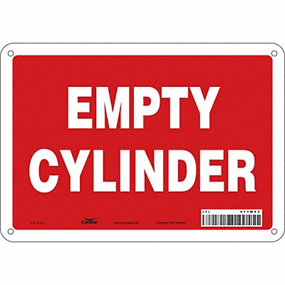 Safety Sign 7 in x 10 in Aluminum
