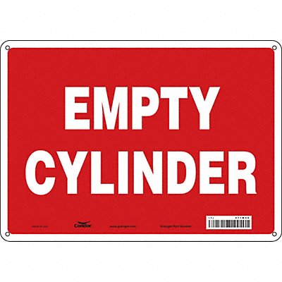 Safety Sign 10 inx14 in Polyethylene