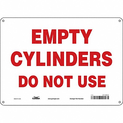 Safety Sign 10 inx14 in Aluminum