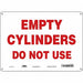 Safety Sign 10 inx14 in Polyethylene
