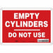 Safety Sign 7 in x 10 in Aluminum