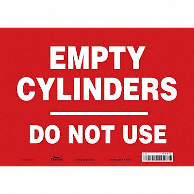 Safety Sign 10 inx14 in Vinyl