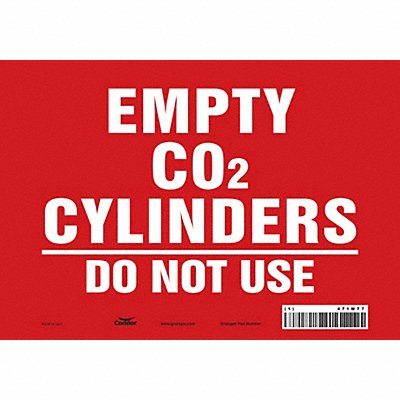 Safety Sign 7 inx10 in Vinyl