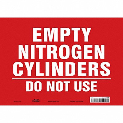 Safety Sign 10 inx14 in Vinyl