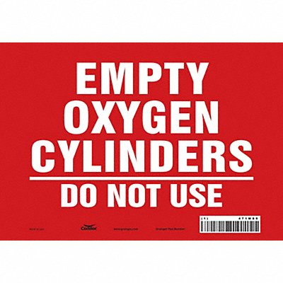 J8590 Safety Sign 7 inx10 in Vinyl