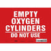 J8590 Safety Sign 7 inx10 in Vinyl