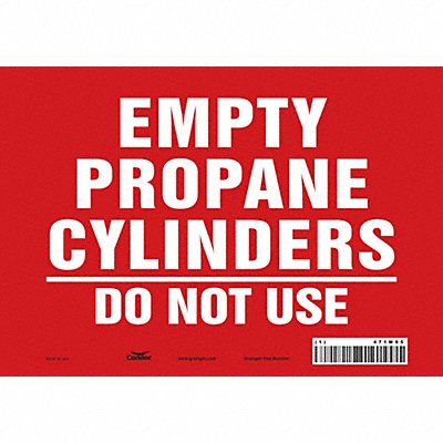 Safety Sign 7 inx10 in Vinyl