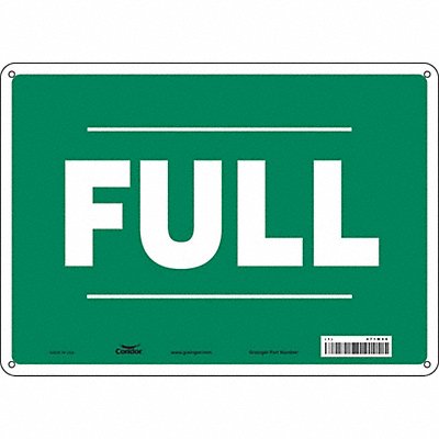 J8592 Safety Sign 10 in x 14 in Aluminum