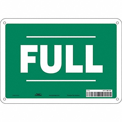 J8592 Safety Sign 7 inx10 in Polyethylene