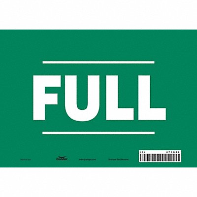 J8592 Safety Sign 7 in x 10 in Vinyl