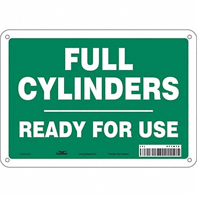Safety Sign 7 inx10 in Polyethylene